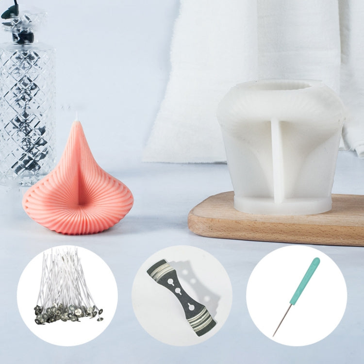 Geometric Scented Candle Silicone Mold, Specification: LZ-392+Tool Set
