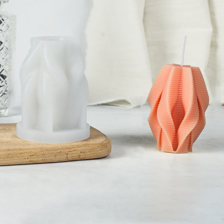 Geometric Scented Candle Silicone Mold, Specification: LZ-393