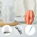 Geometric Scented Candle Silicone Mold, Specification: LZ-393+Tool Set