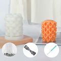 Geometric Scented Candle Silicone Mold, Specification: LZ-399+Tool Set