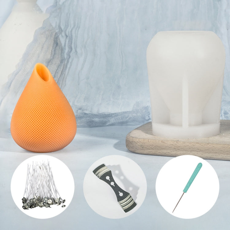 Geometric Scented Candle Silicone Mold, Specification: LZ-406+Tool Set