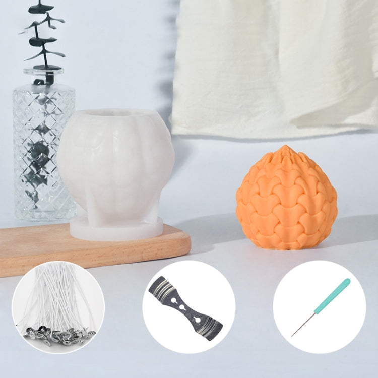 Geometric Scented Candle Silicone Mold, Specification: LZ-412+Tool Set
