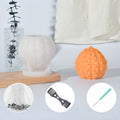 Geometric Scented Candle Silicone Mold, Specification: LZ-412+Tool Set