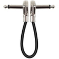 Single Block Audio Instrument Electric Guitar Effect Line, Cable Length: 30cm(Flat Head Silver)