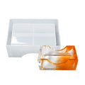 DIY Crystal Epoxy Storage Box Silicone Mould, Specification: Square Coasters DJ-97