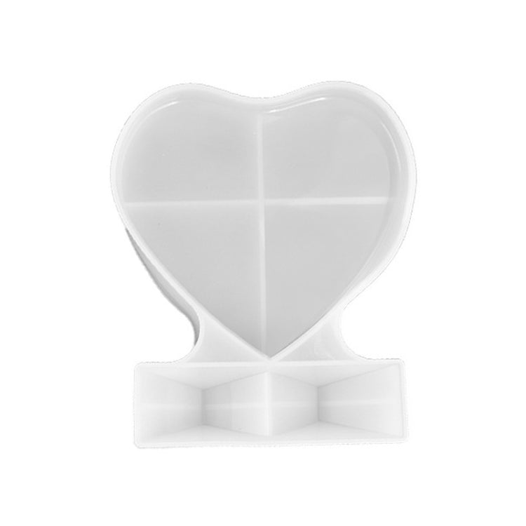 Heart-shaped Square Photo Frame Display DIY Silicone Mould, Spec: S (Heart-shaped)