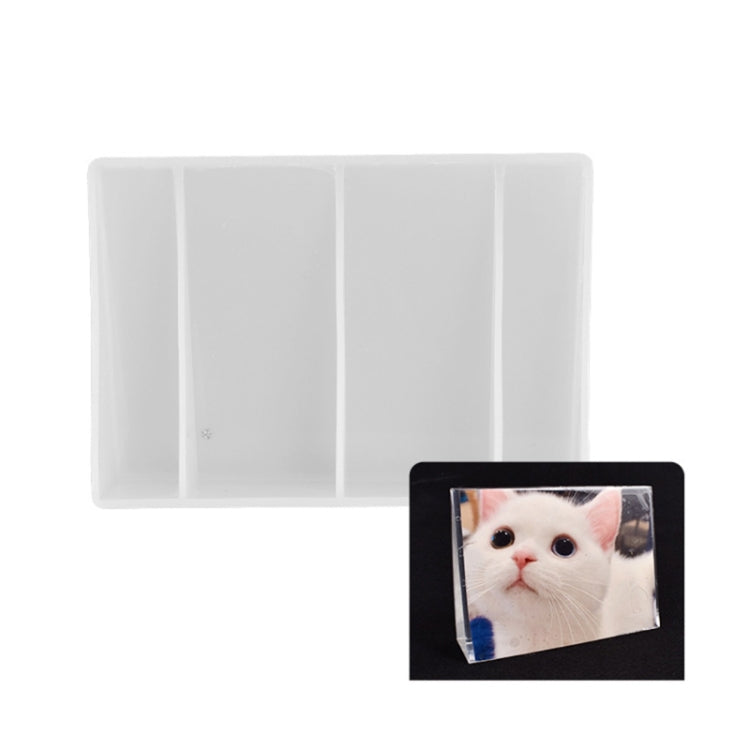 Heart-shaped Square Photo Frame Display DIY Silicone Mould, Spec: Vertical Rectangle