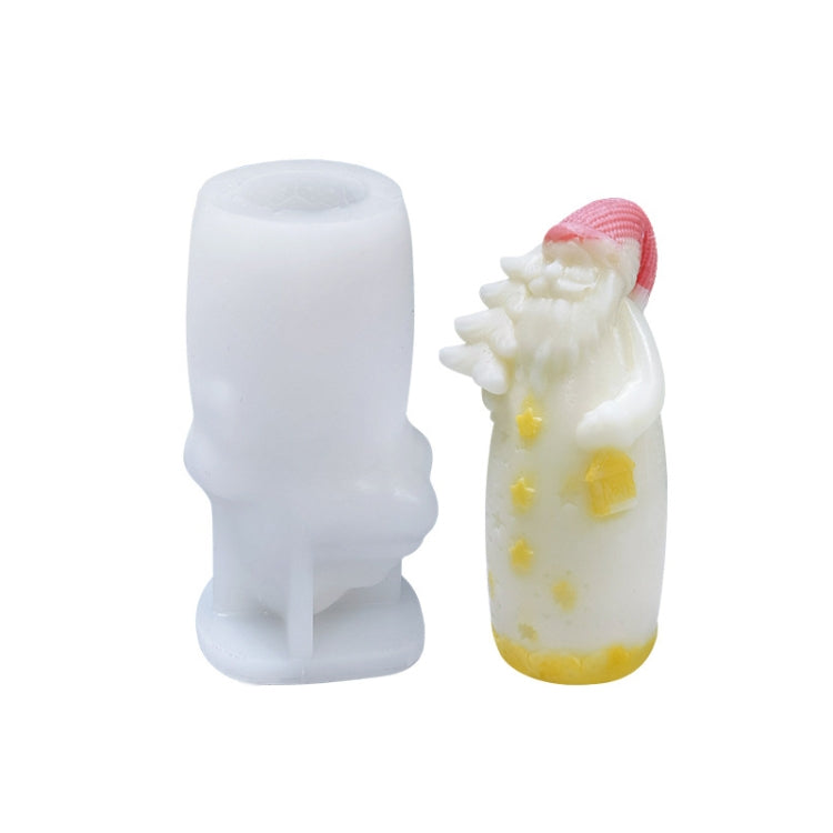 Christmas DIY Scented Candle Silicone Mold, Color: White(SD-64)