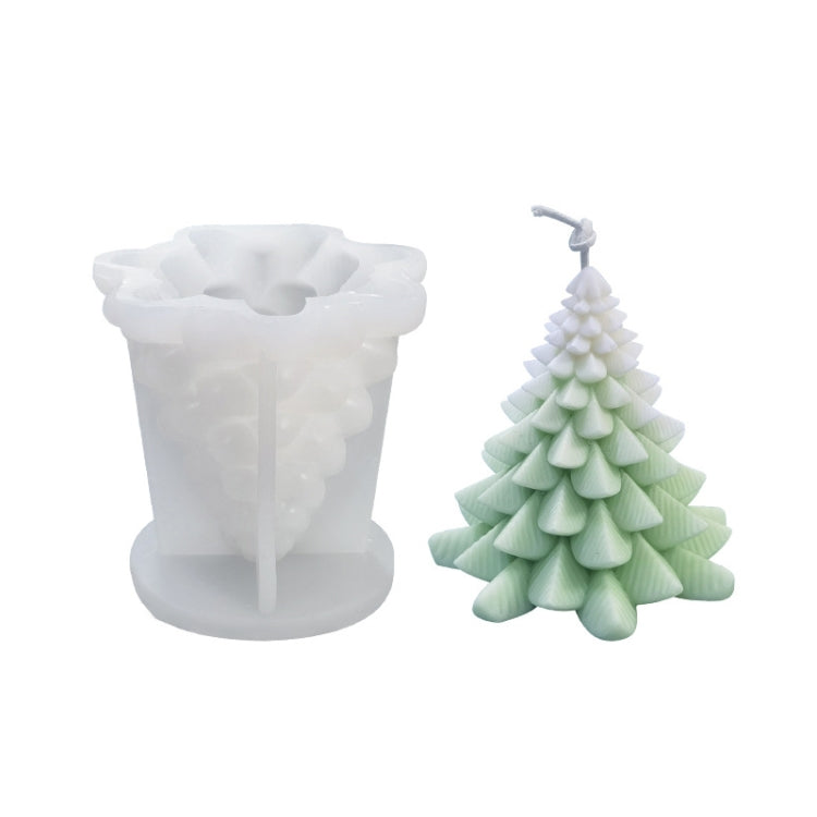 Christmas DIY Scented Candle Silicone Mold, Color: White(SD-68)