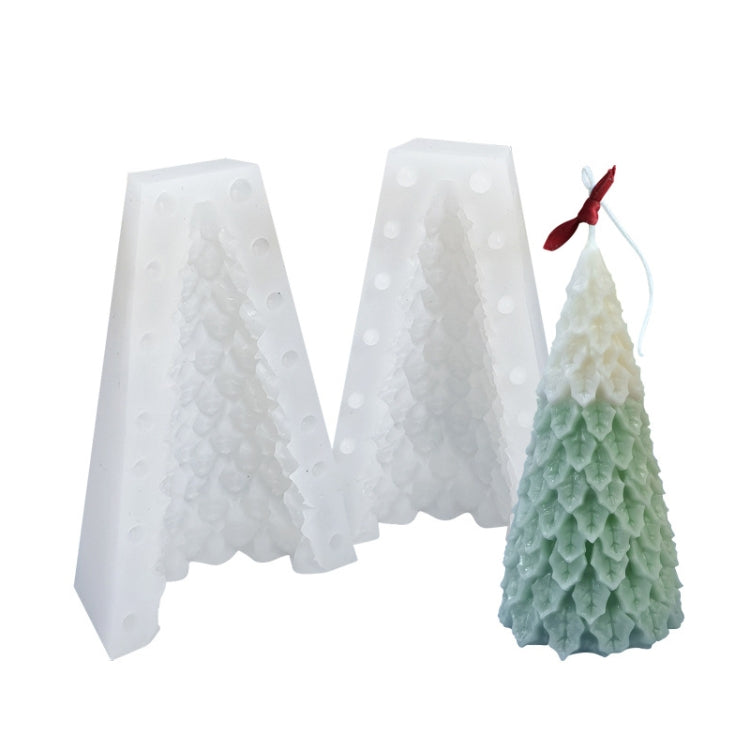 Christmas DIY Scented Candle Silicone Mold, Color: White(SD-65)