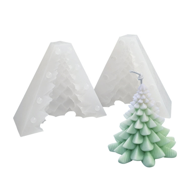 Christmas DIY Scented Candle Silicone Mold, Color: White(SD-76)