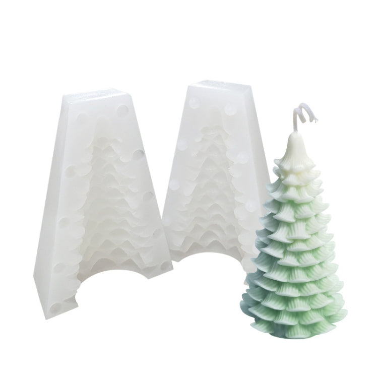 Christmas DIY Scented Candle Silicone Mold, Color: White(SD-75)
