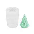 Christmas DIY Scented Candle Silicone Mold, Color: White(SX-LZ-304)