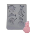 Christmas DIY Scented Candle Silicone Mold, Color: White(SD-85)