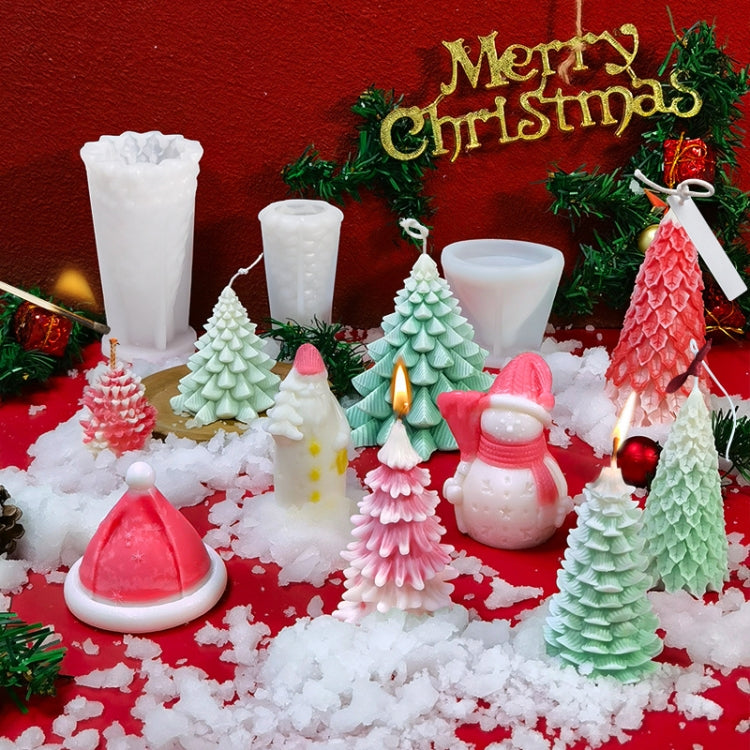 Christmas DIY Scented Candle Silicone Mold, Color: White(SD-65)