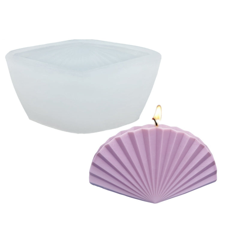Scallop DIY Scented Candle Silicone Mold, Specification: LZ-66
