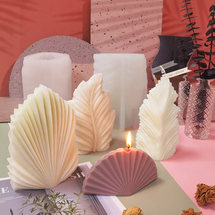 Scallop DIY Scented Candle Silicone Mold, Specification: LZ-66