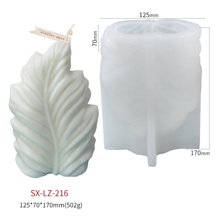 Scallop DIY Scented Candle Silicone Mold, Specification: LZ-216