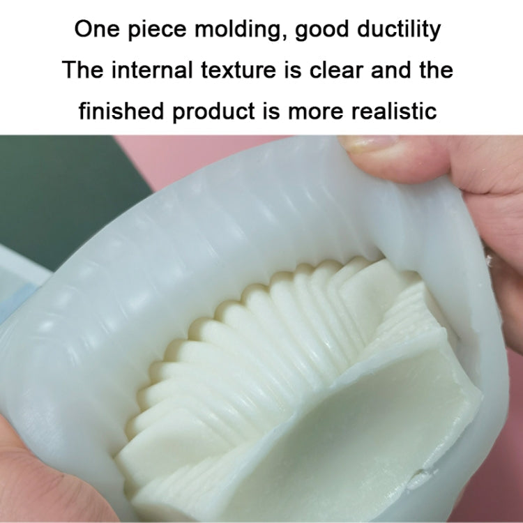 Scallop DIY Scented Candle Silicone Mold, Specification: SX-LZ-305