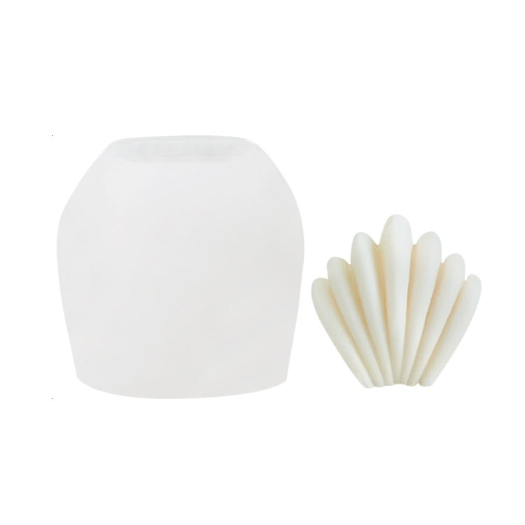 Scallop DIY Scented Candle Silicone Mold, Specification: SX-LZ-306