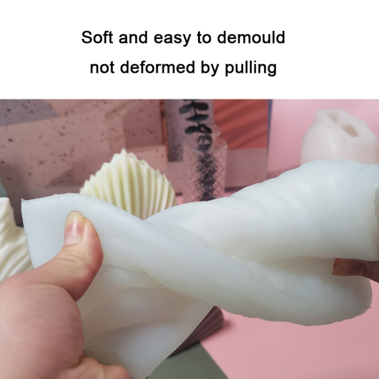 Scallop DIY Scented Candle Silicone Mold, Specification: SX-LZ-306