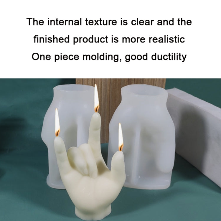 DIY Hand Shaped Scented Candle Silicone Mold, Specification: BH-152