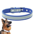 CL181K Pet Soft Reflecting Collar, Size: M(No Iron Sheet Dark Blue)