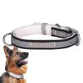 CL181K Pet Soft Reflecting Collar, Size: S(Velvet Bottom Black)