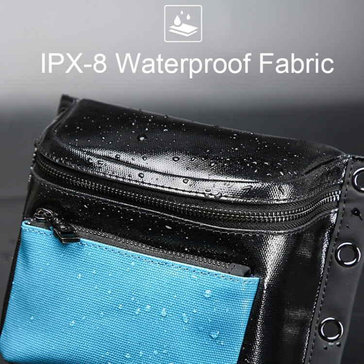 Bopai 11-87361 Outdoor Waterproof Adjustable Single-shoulder Messenger Bag(Black)