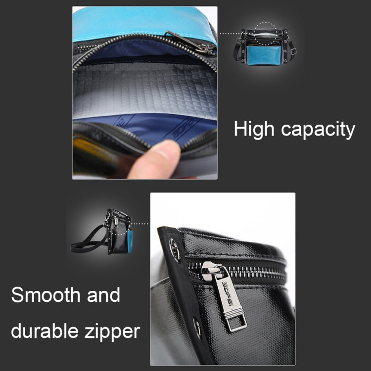 Bopai 11-87361 Outdoor Waterproof Adjustable Single-shoulder Messenger Bag(Black)
