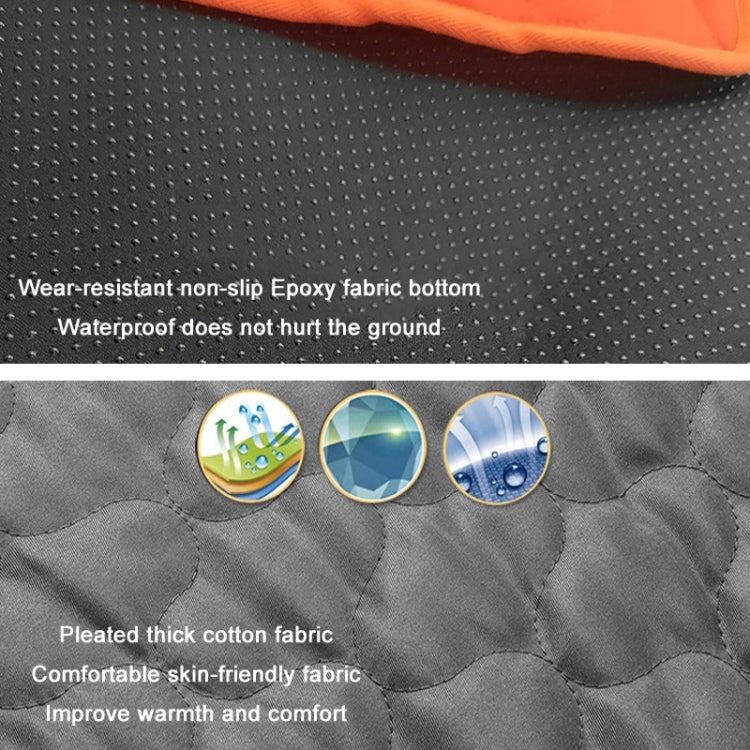 Winter Outdoor Camping Smart Portable Heating Sleeping Pad(Orange Red)