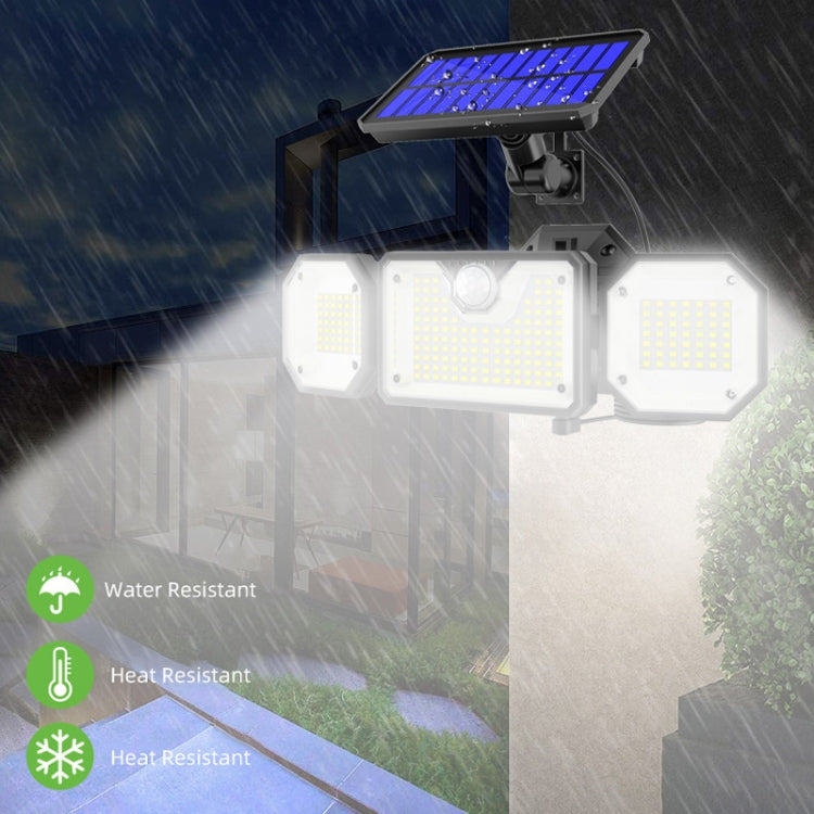 Solar Human Body Sensor Light LED Outdoor Waterproof Garden Light, Style: Split 226LED
