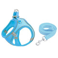 TM050 Pet Chest Strap Vest Type Breathable Reflective Traction Rope M(Blue)