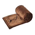 Low Voltage 5V USB Home Portable Small Electric Blanket, Width: 140x80cm(Coffee)