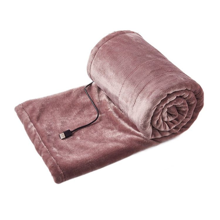 Low Voltage 5V USB Home Portable Small Electric Blanket, Width: 160x80cm(Pink)