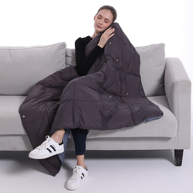 Multifunctional Heating Blanket USB Electric Blanket Outdoor Warm Electric Heating Shawl(Gray)