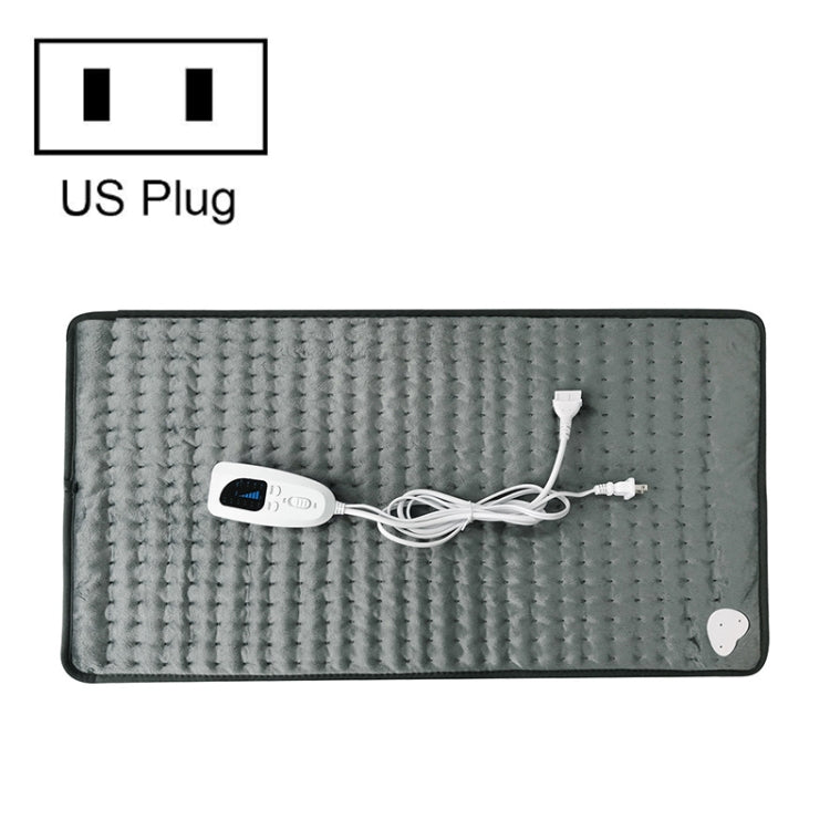 Home Physiotherapy Heating Pad Electric Heating Blanket, Size: 60x30cm, Plug Type: US Plug(Dark Gray)