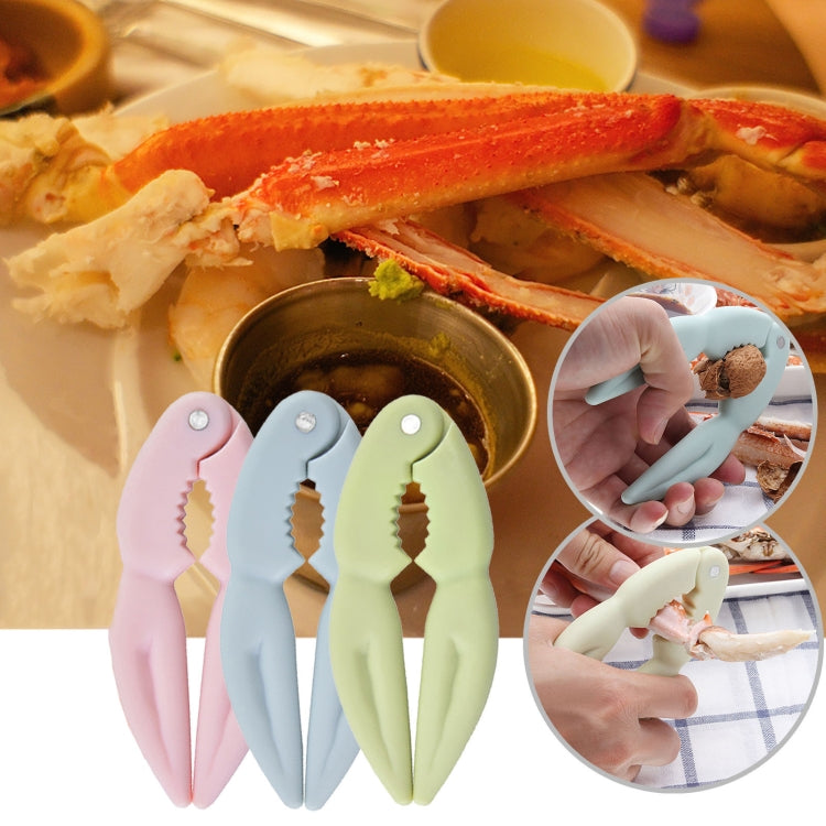 10 PCS Plastic Walnut Clip Nut Crab Claw Sheller(Pink)