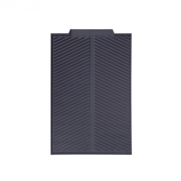 Silicone Drain Pad Kitchen Multifunctional Thermal Insulation Drying Pad(Grey)