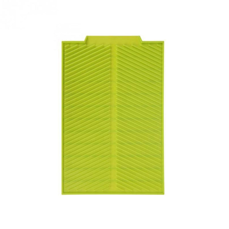 Silicone Drain Pad Kitchen Multifunctional Thermal Insulation Drying Pad(Green)