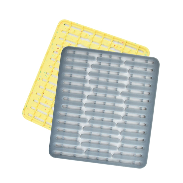 Multi-Functional Silicone Sink Pad Non-Slip Thermal Insulation Drain Pad, Color: Yellow