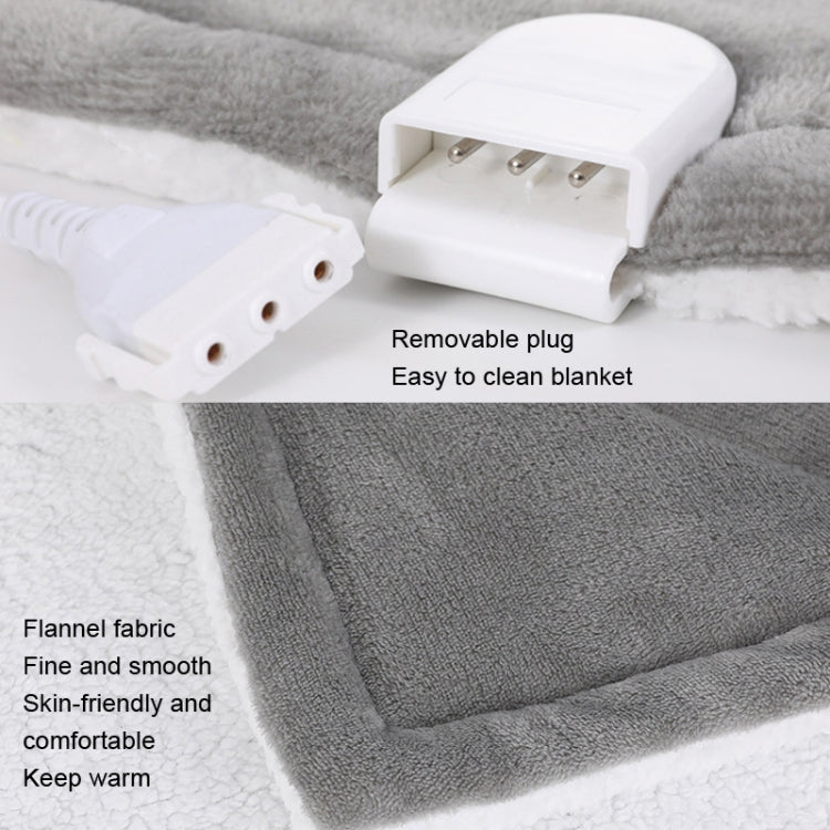 152x127cm Flannel 3-Speed Temperature Adjustable Heating Blanket(EU Plug)