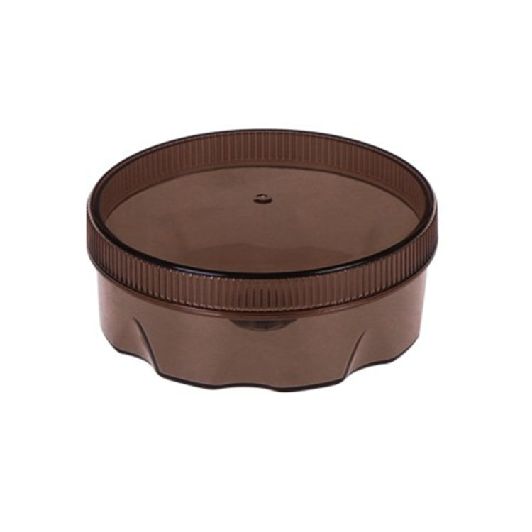 2 PCS Magnetic Suction Round Wall-mounted Seasoning Jar(Transparent Coffee)