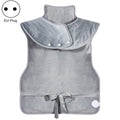 Heated Shoulder Guards Neck Guards Electric Heated Shawls Electric Blankets EU Plug(Silver Gray)