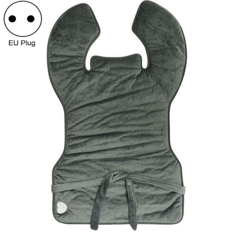 Heated Shoulder Guards Neck Guards Electric Heated Shawls Electric Blankets EU Plug(Dark Gray)
