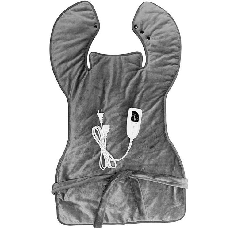 Heated Shoulder Guards Neck Guards Electric Heated Shawls Electric Blankets US Plug(Dark Gray)