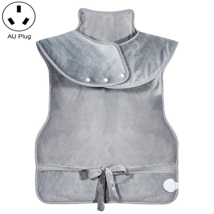 Heated Shoulder Guards Neck Guards Electric Heated Shawls Electric Blankets AU Plug(Silver Gray)