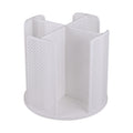 Desktop Rotary Grid Disposable Paper Cup Storage Rack(White)