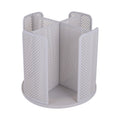 Desktop Rotary Grid Disposable Paper Cup Storage Rack(Gray)