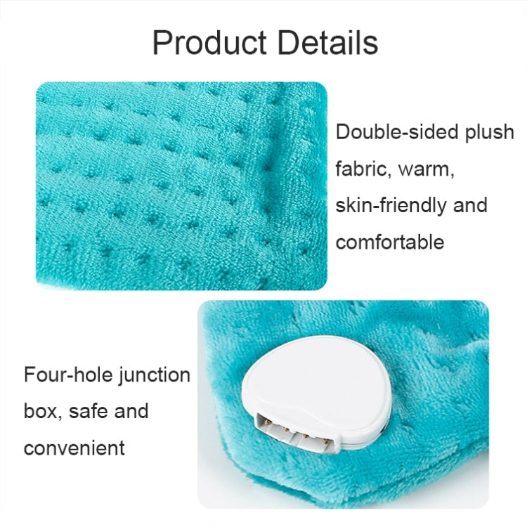 FY-1224 30x60cm Multifunctional Intelligent Temperature Control Timing Electric Blanket, Color: Peacock Blue(US Plug)